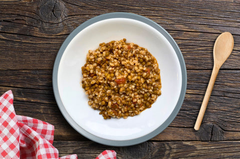 orzotto alle lenticchie veg